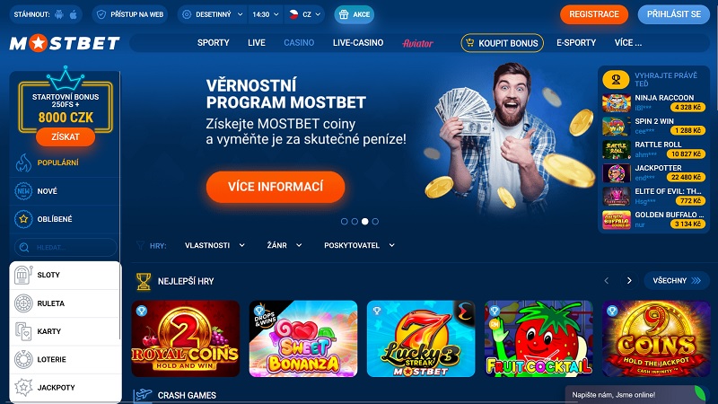 Treueprogramm im MostBet Casino