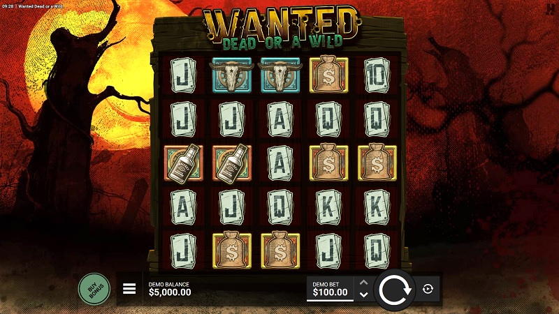 Wanted Dead or a Wild náhled automatu
