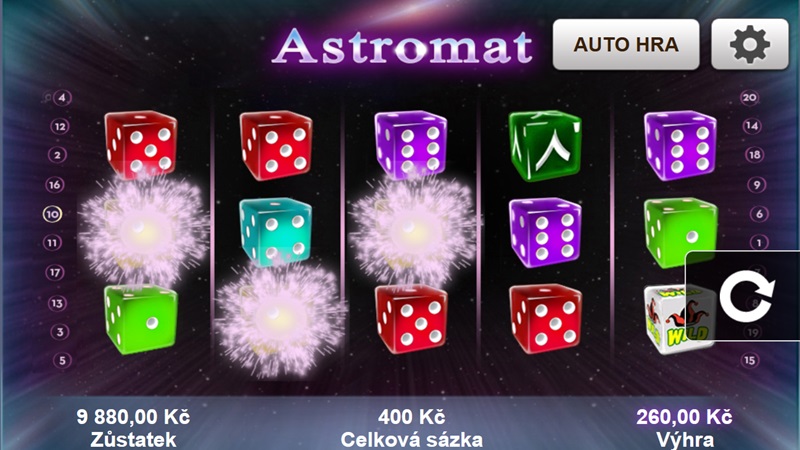Astromat náhled automatu
