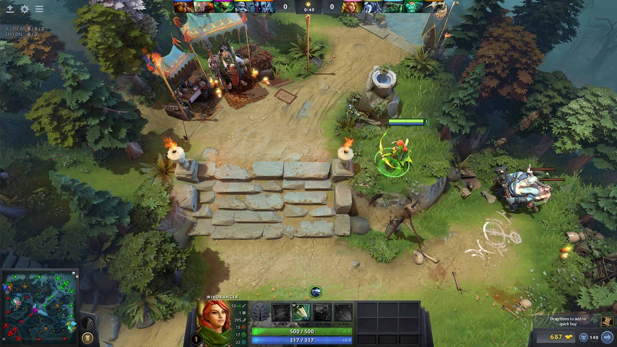 Dota 2 náhled hry