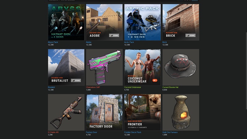 Rust skiny
