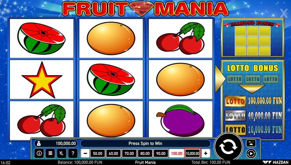 Fruit Mania náhled automatu