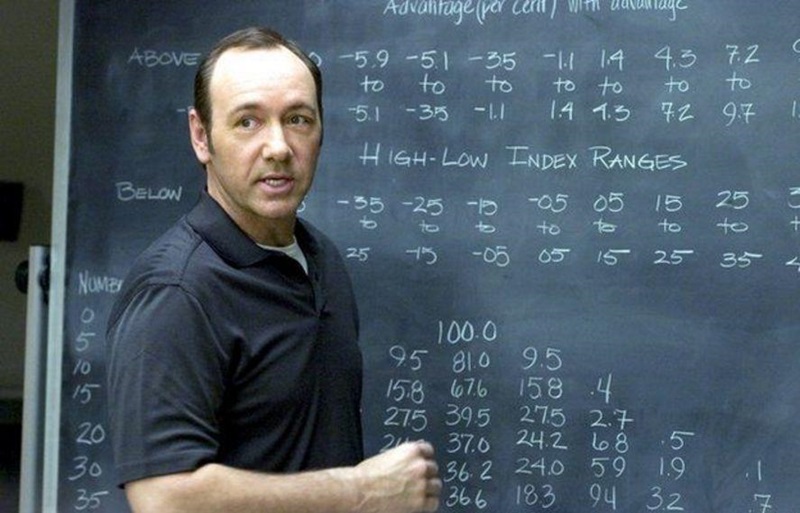 Kartenzählen im Blackjack im Film 21, Kevin Spacey
