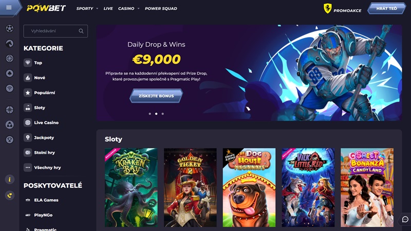 Powbet Casino Spielautomaten