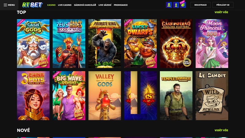 RTbet Spielautomaten