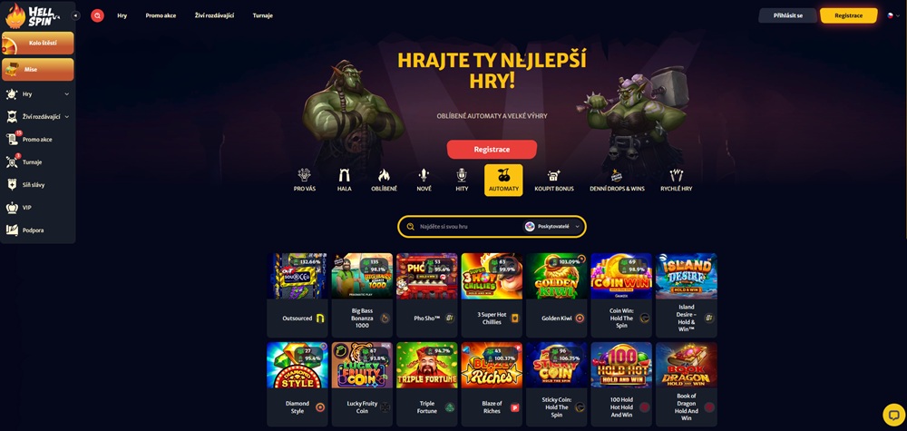 Hell Spin Top-Spielautomaten