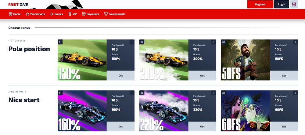 F1 Casino Bonus Vorschau