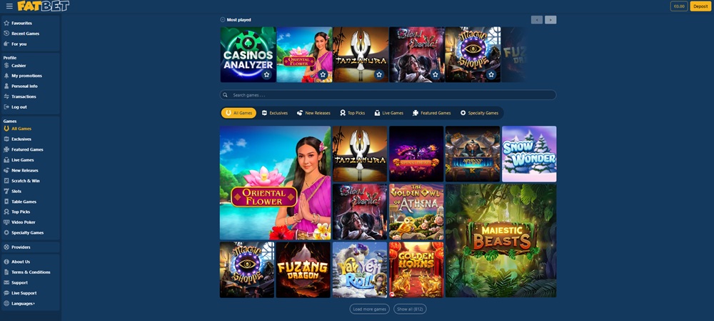 FatBet Casino – Einleitung