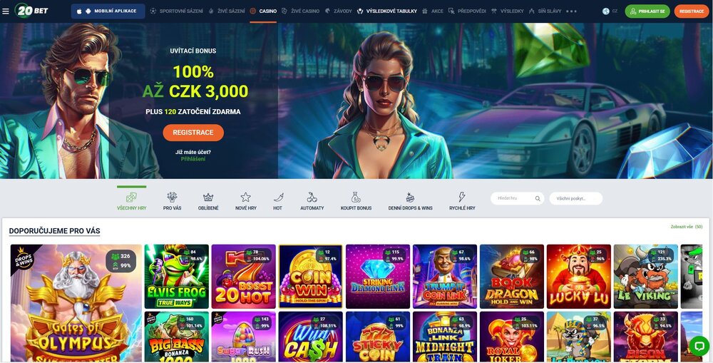20BET Spielautomaten
