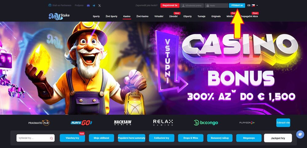 MyStake Anmeldung