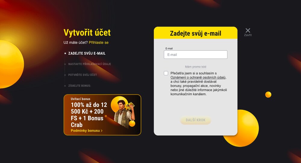 FEZbet Registrierung