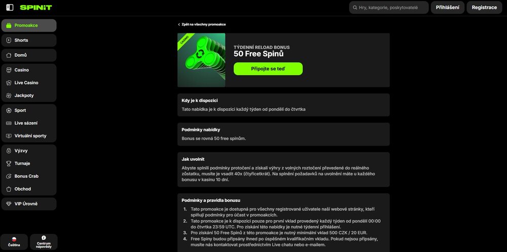 Spinit Free Spins