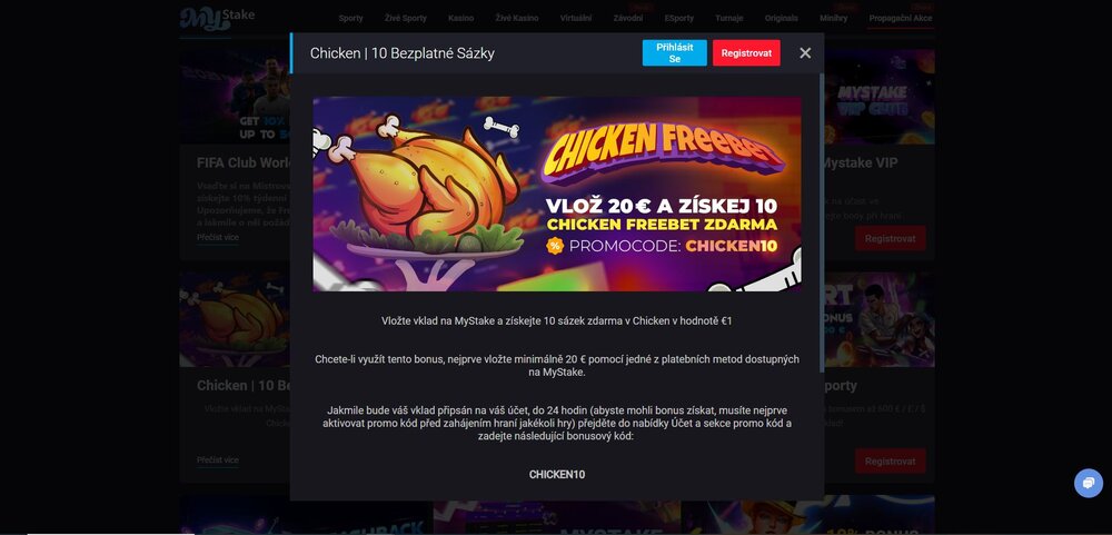 MyStake Free Spins
