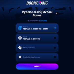 Boomerang Bet Registrierung