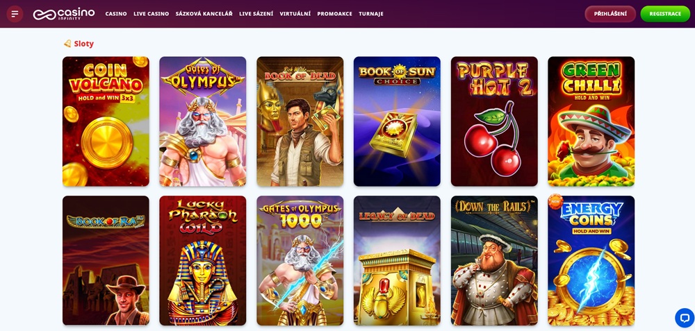 Casino Infinity Spielautomaten