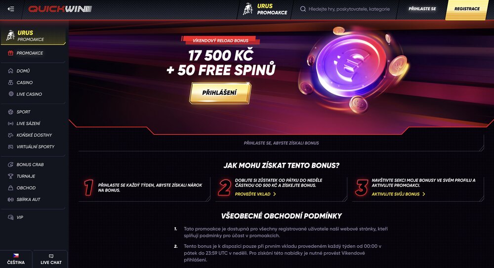 QuickWin Reload-Bonus