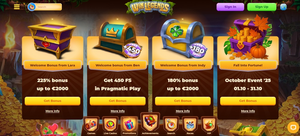 WinLegends Boni