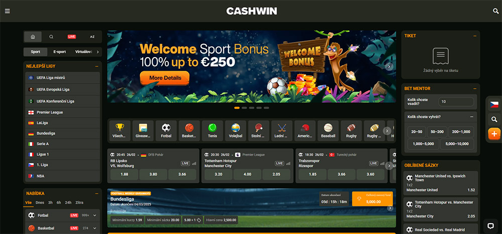 CashWin Buchmacher