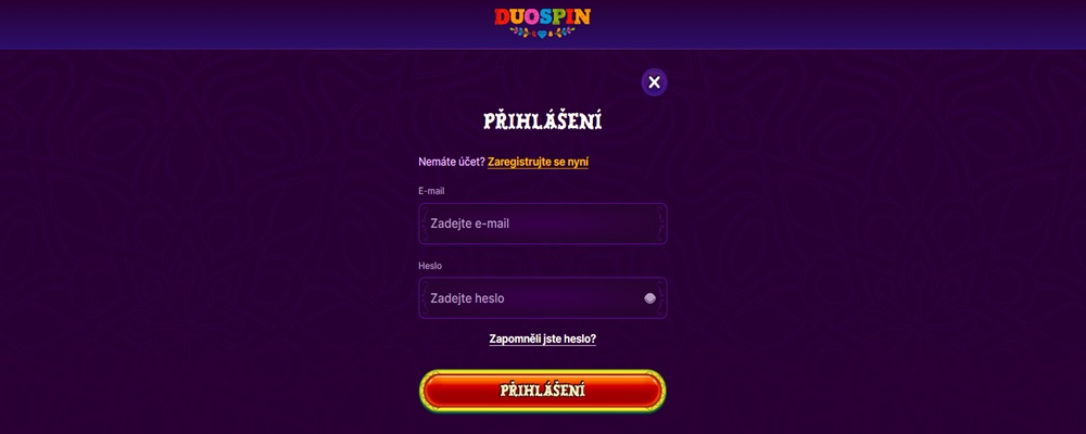 Anmeldung bei Duospin