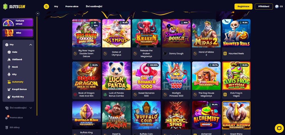 Angebot an Spielautomaten
