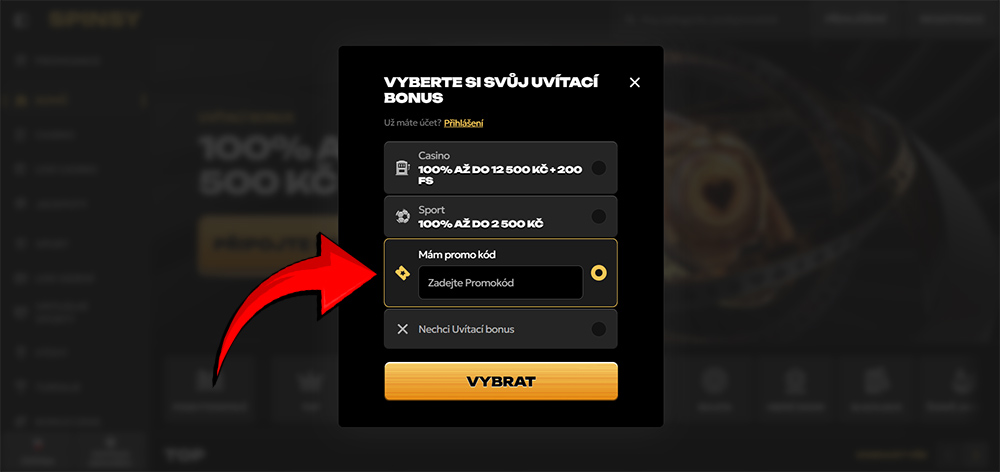 Spinsy – Promo-Code