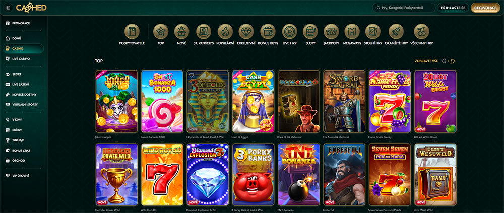 Cashed Spielautomaten [Übersicht der Top-Slots]