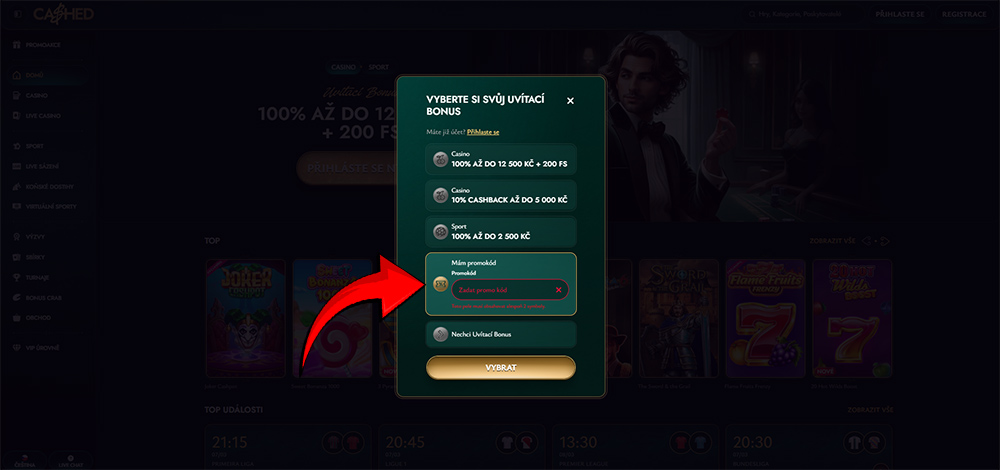 Cashed Promo-Code