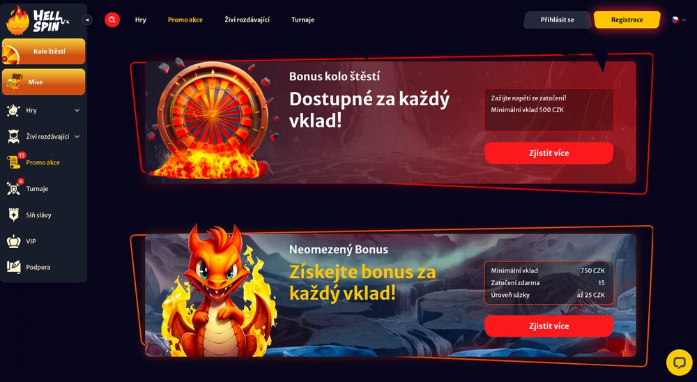 Hell Spin Casino Boni