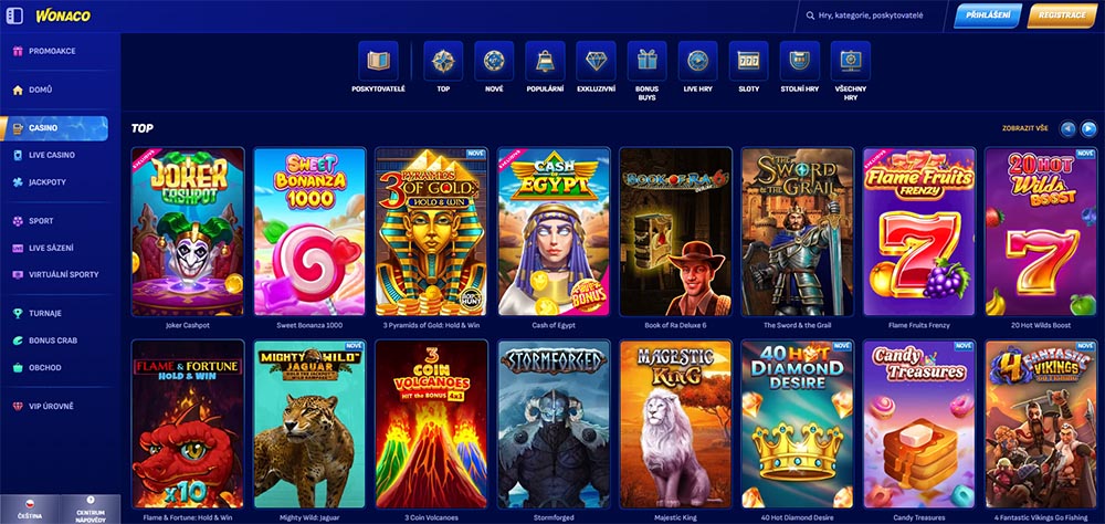 Wonaco Spielautomaten [Übersicht der TOP Spielautomaten]