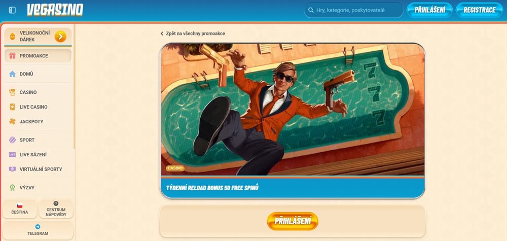 Vegasino Reload-Bonus