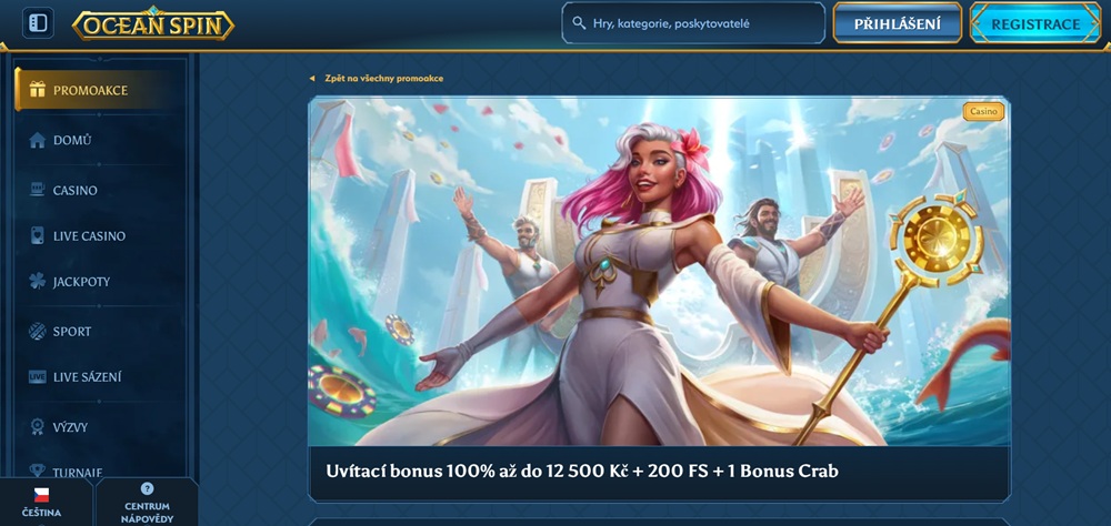 Ocean Spin Willkommensbonus