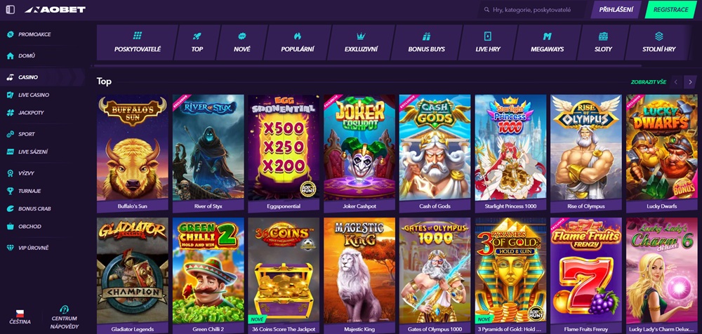 NaoBet Übersicht der Spielautomaten