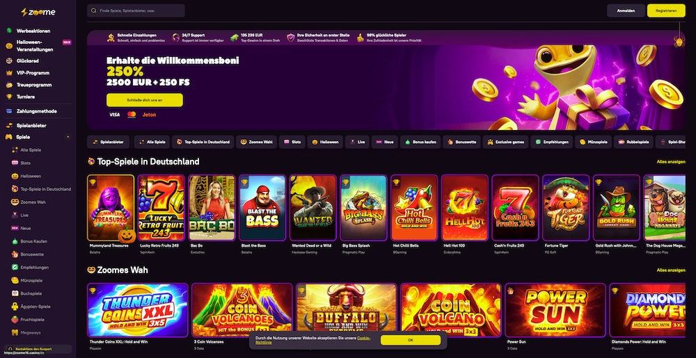 Zoome Casino Vorschau
