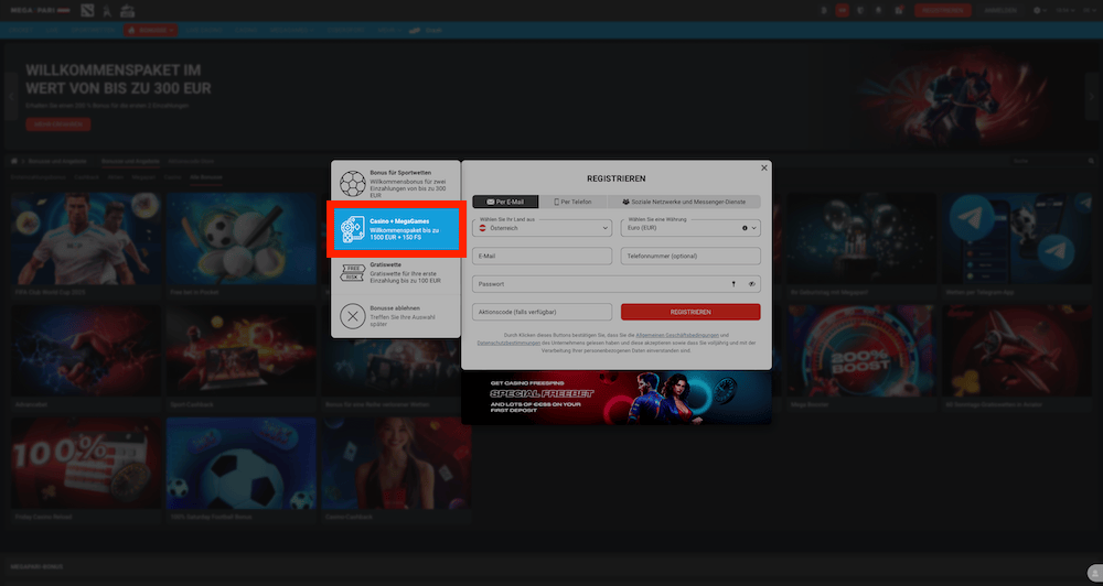 79797 Megapari Freispiele Mai 2025