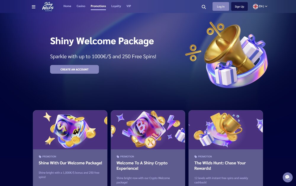 ShinyWilds Bonus ohne Einzahlung