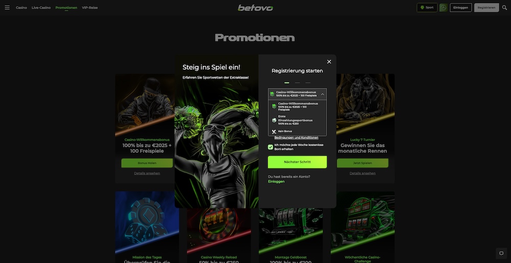 Betovo Promo-Code
