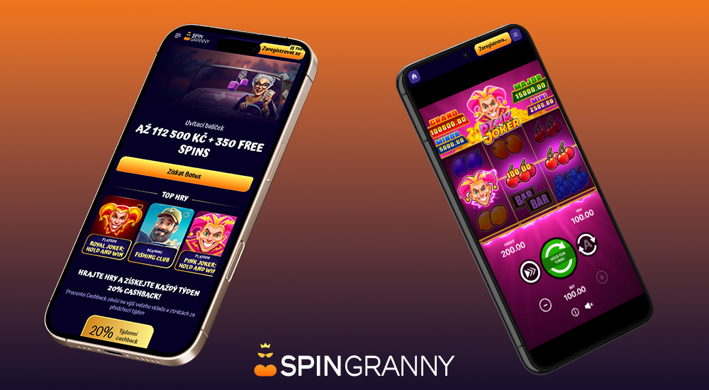 Vorschau der responsiven Oberfläche der Website des Online Casinos Spingranny