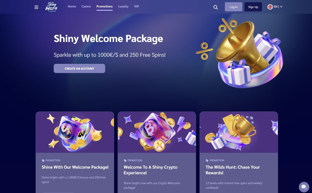 ShinyWilds Free Spins