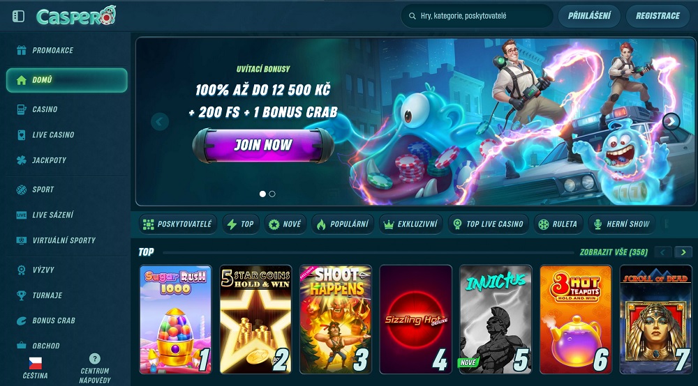 Vorschau auf den Willkommensbonus und die Top-Spielautomaten im Online Casino Caspero