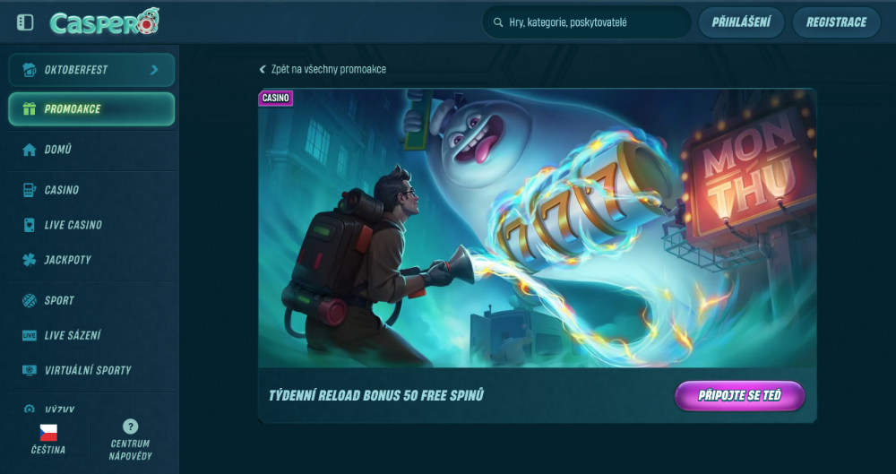 Caspero Free Spins