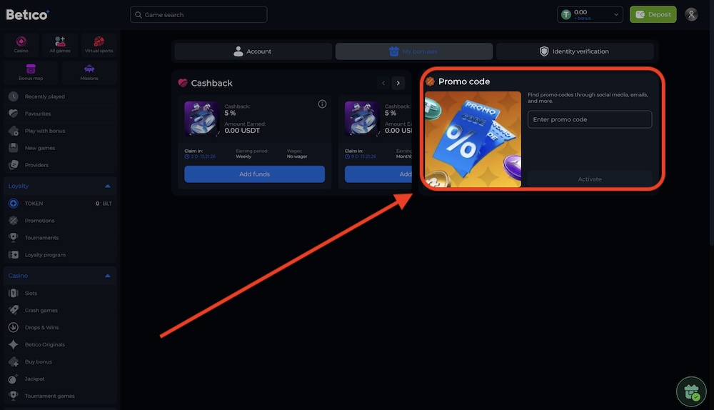 Betico Promo-Code