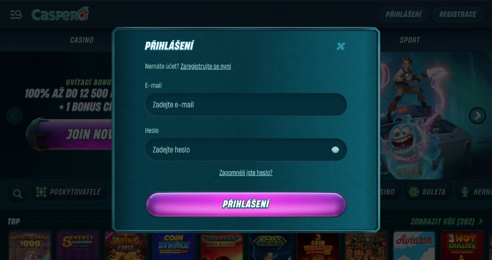 Caspero Login