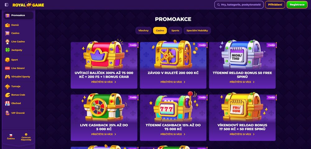 Royal Game Promoaktionen mit Free Spins