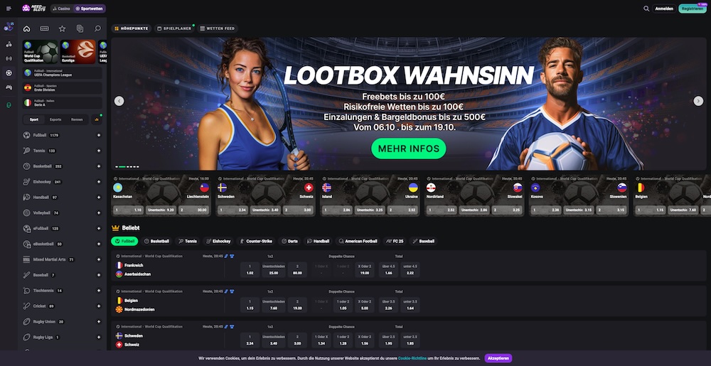 NeedforSlots Wettbüro