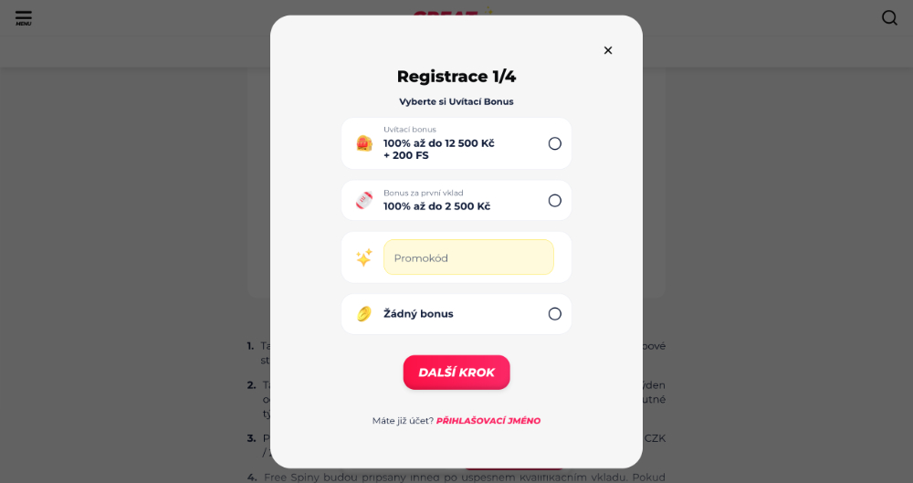 GreatWin Promo-Code