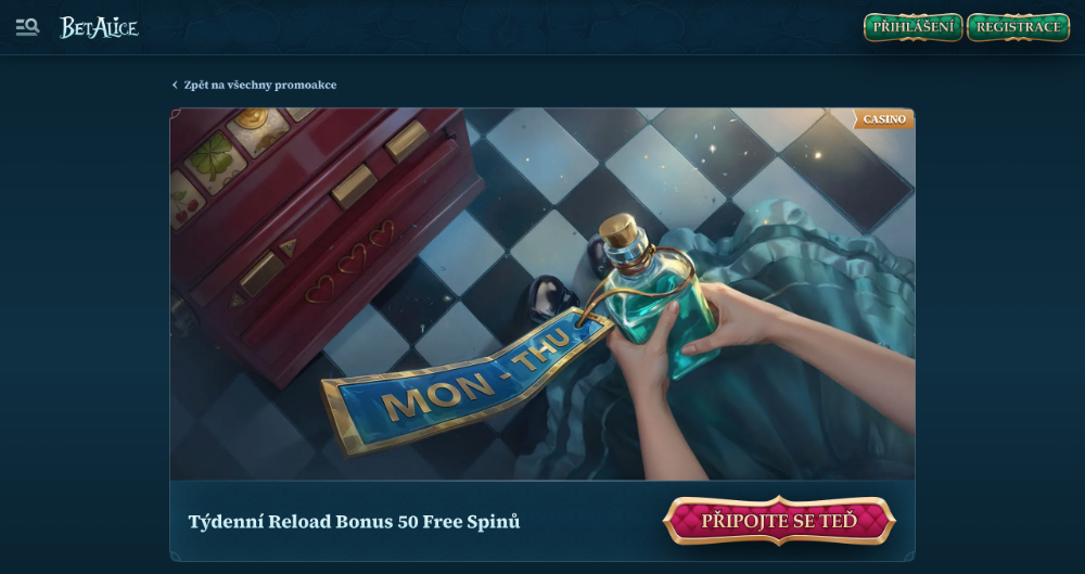 BetAlice Free Spins