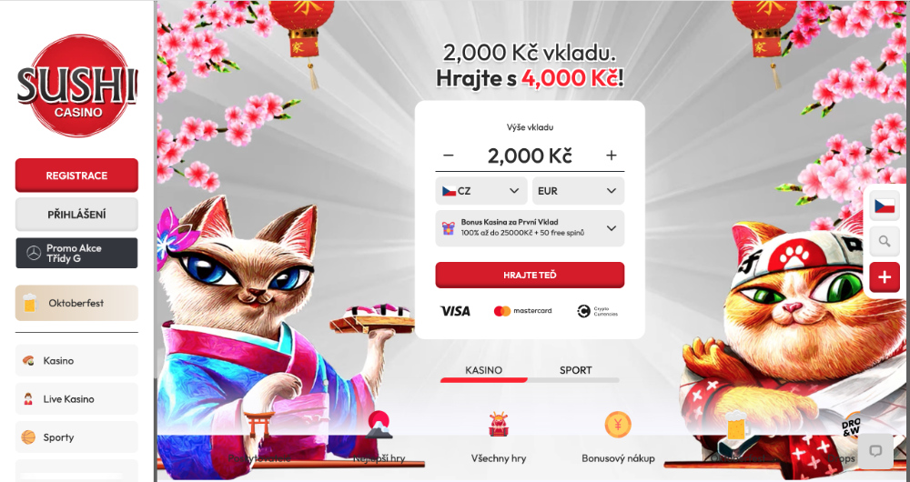 Buchmacher Sushi Casino