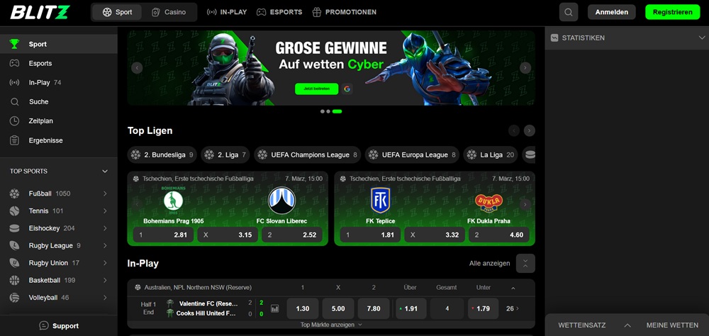 Blitz bet sázková kancelář úvod de