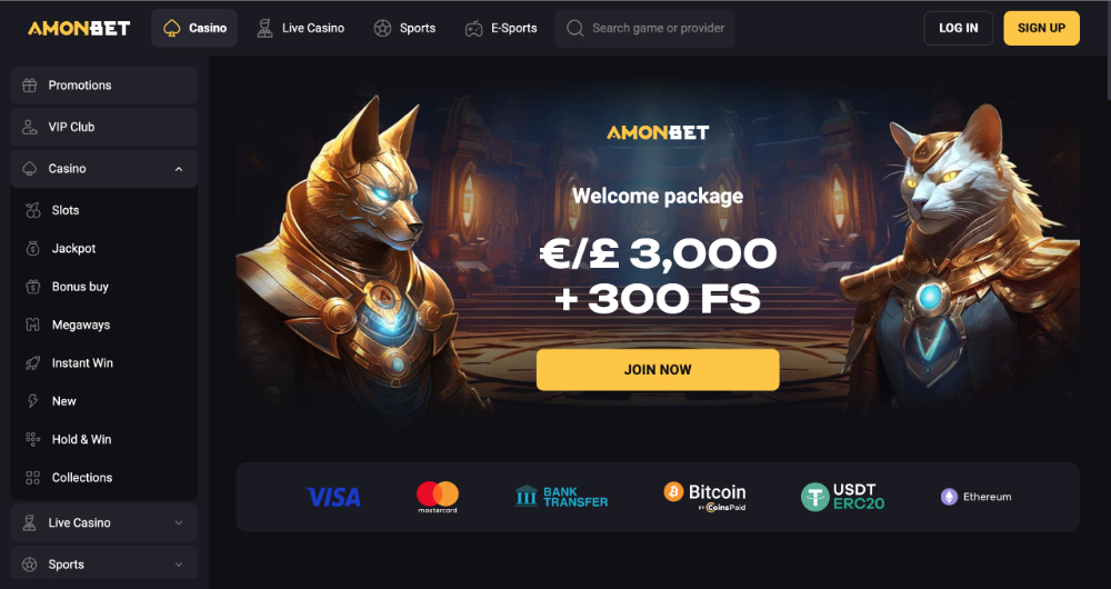 Online Casino Amonbet