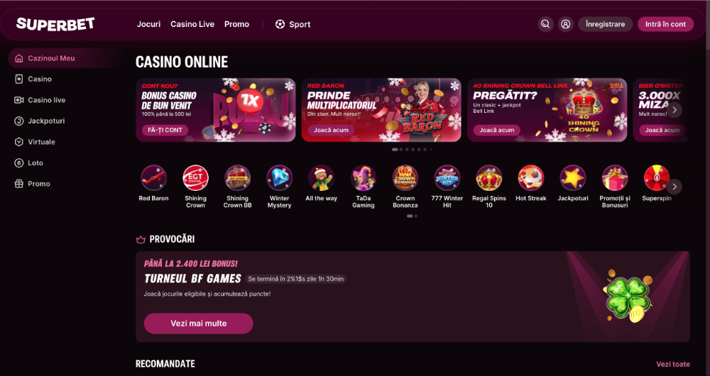 Superbet Casino – Einführung